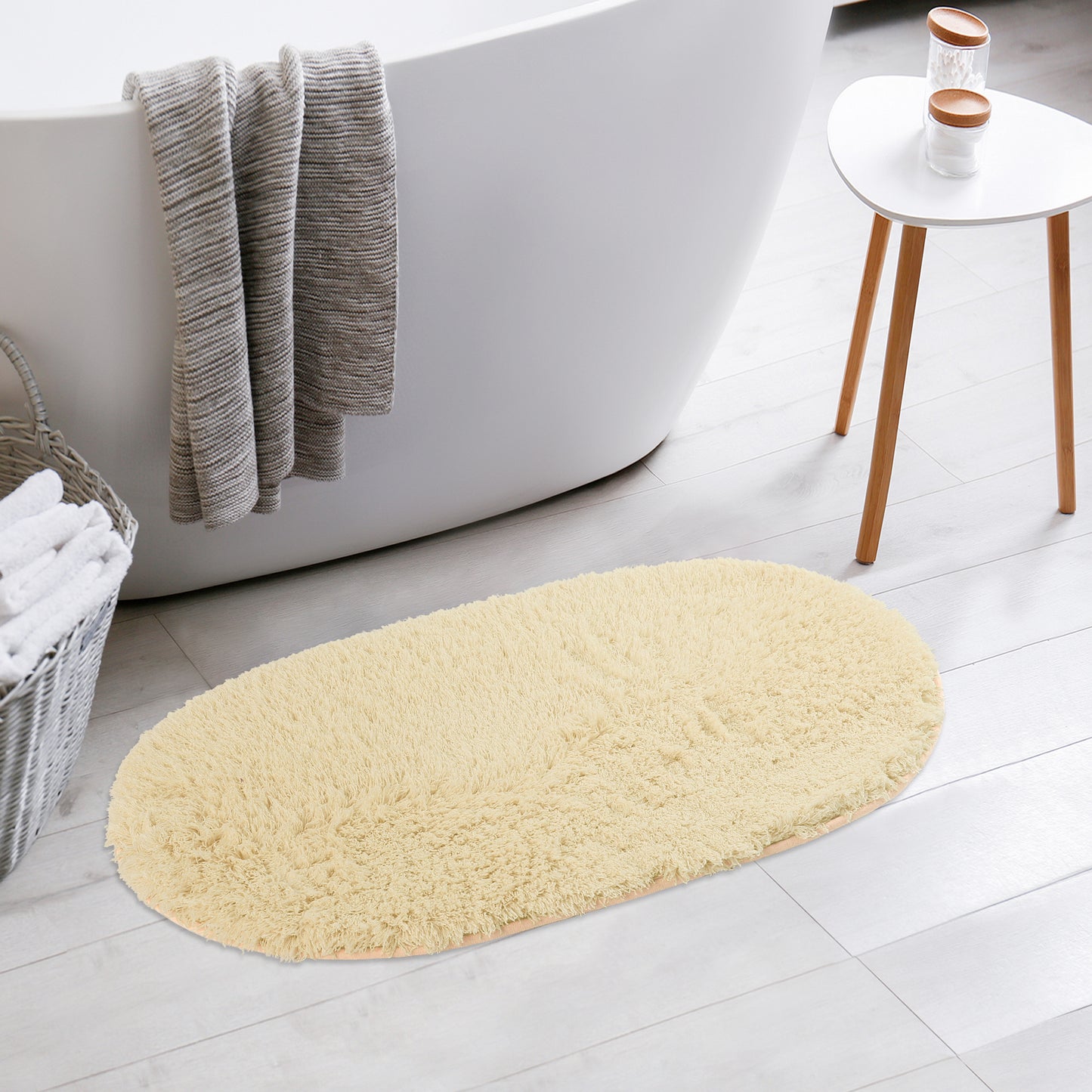 Bath Rug, Absorbent, Soft, Thick Shag, Machine Wash,Bath Mats for Bath Room and Spa Floors