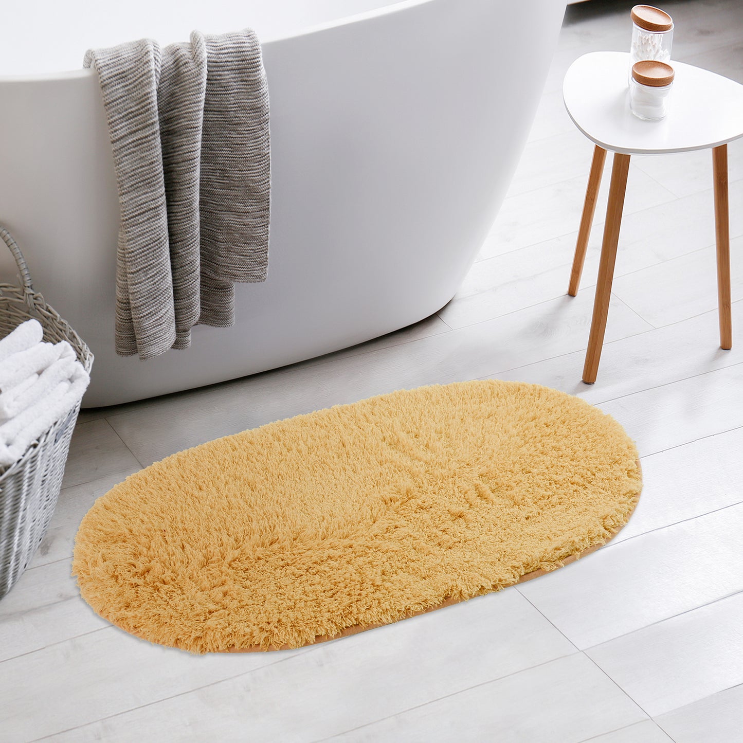 Bath Rug, Absorbent, Soft, Thick Shag, Machine Wash,Bath Mats for Bath Room and Spa Floors