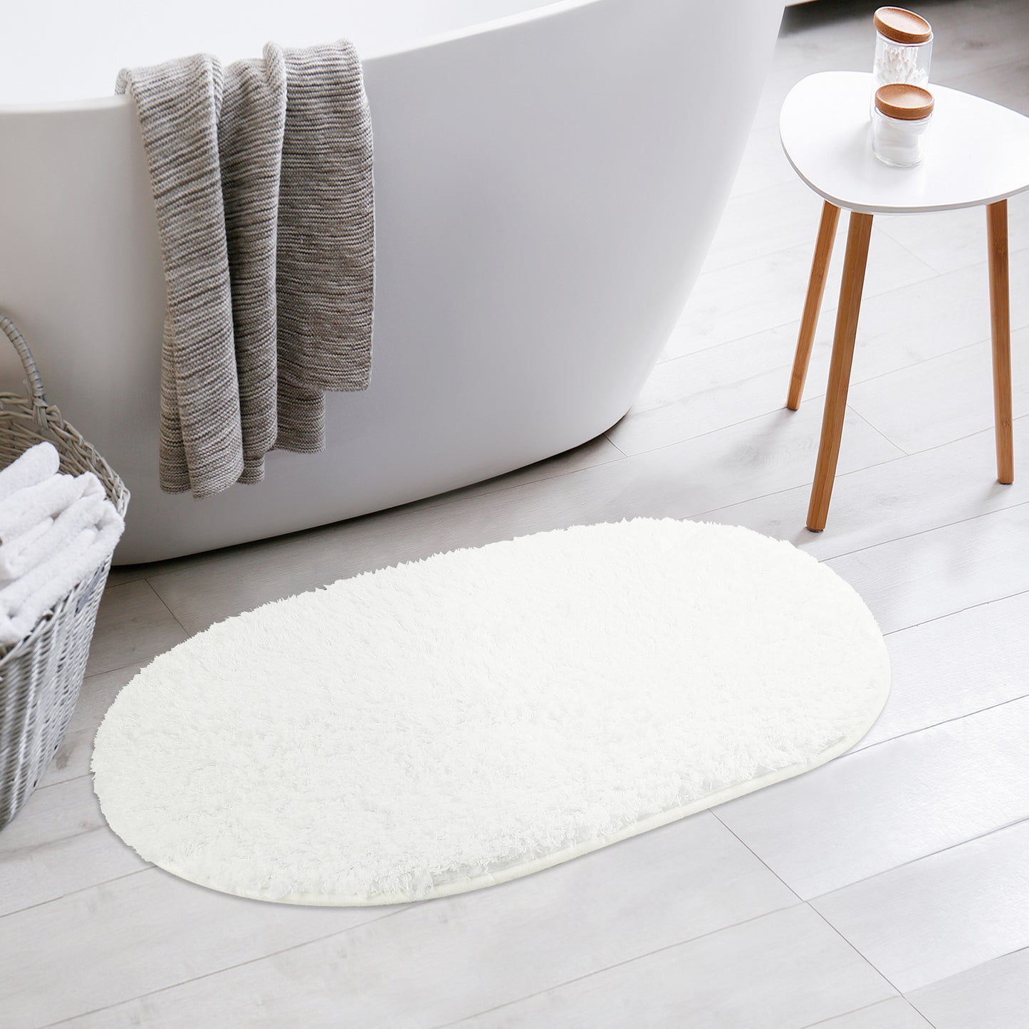 Bath Rug, Absorbent, Soft, Thick Shag, Machine Wash,Bath Mats for Bath Room and Spa Floors