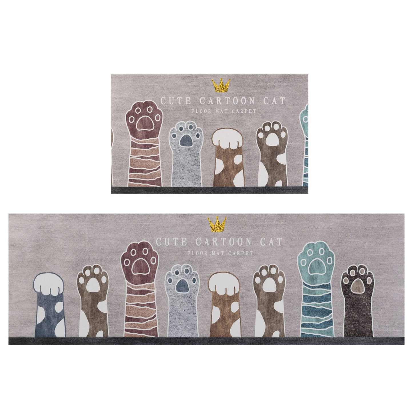 Farmhouse Style Kitchen Rugs 2 Pieces, Kitchen Floor Rugs and Mats for Kitchen Floor