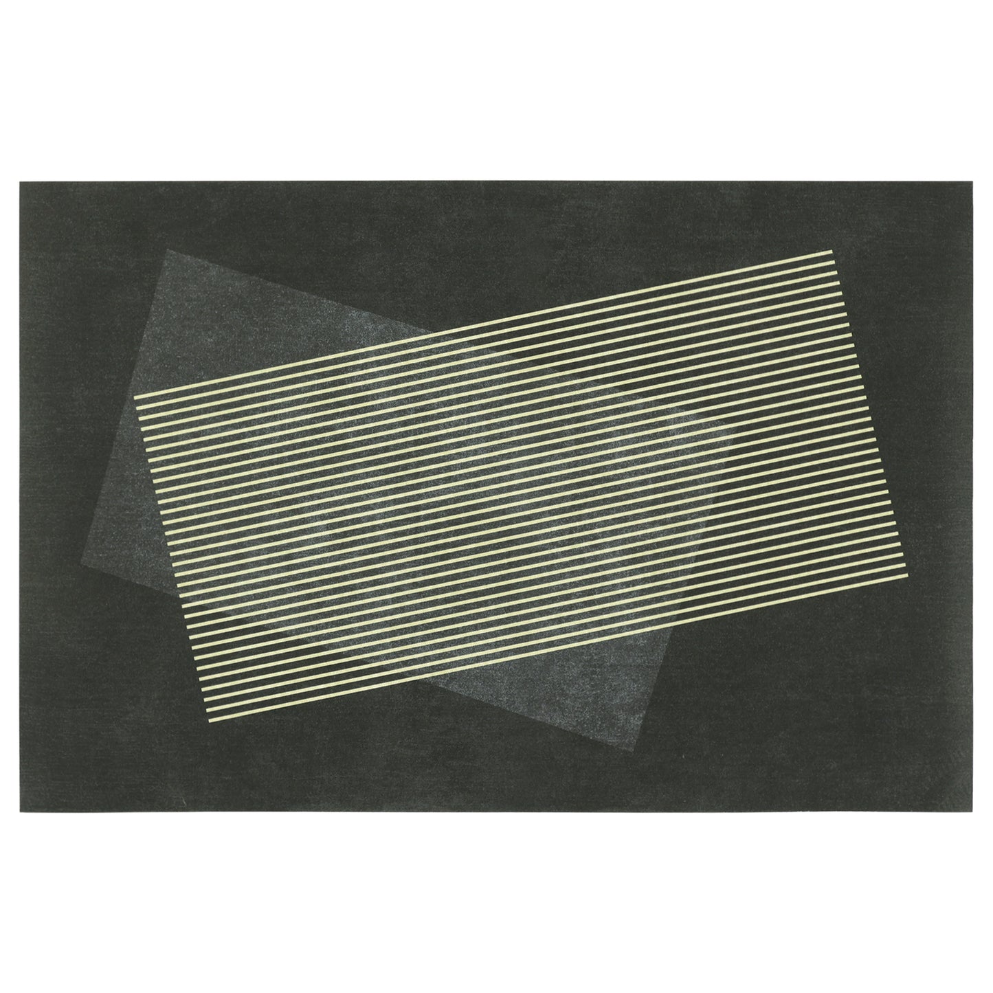 Geometric Bath Mat, Modern Abstract Retro Mid Century Bathroom Rugs for Home Decoration