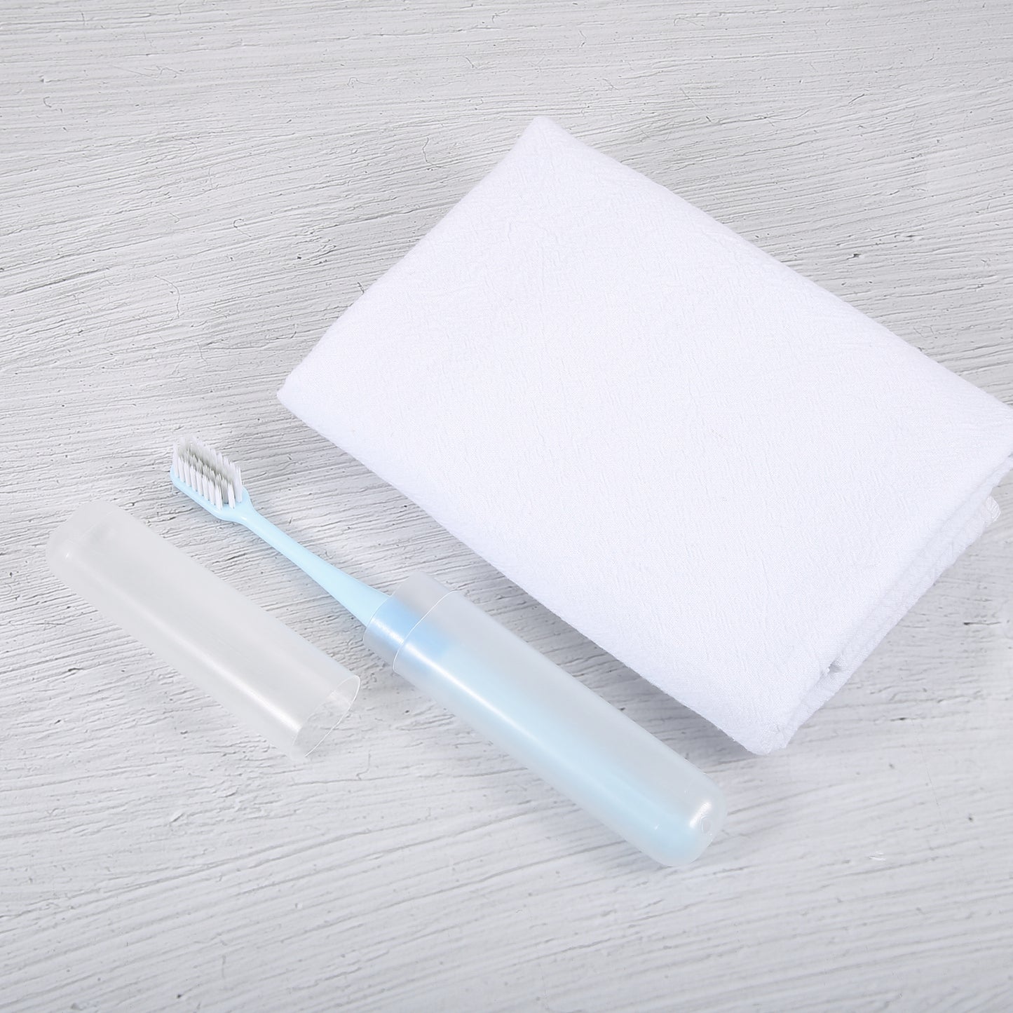 2 Pcs Lightweight Small Traveling Toothbrush Case, 7.48"x1.06" White