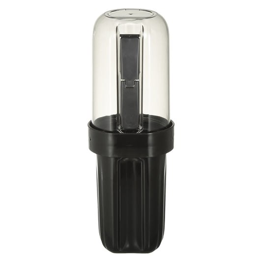 Plastic Toothbrush Travel Case Lightweight Toothbrush Holders, 2.99"x2.83"x8.27" Black