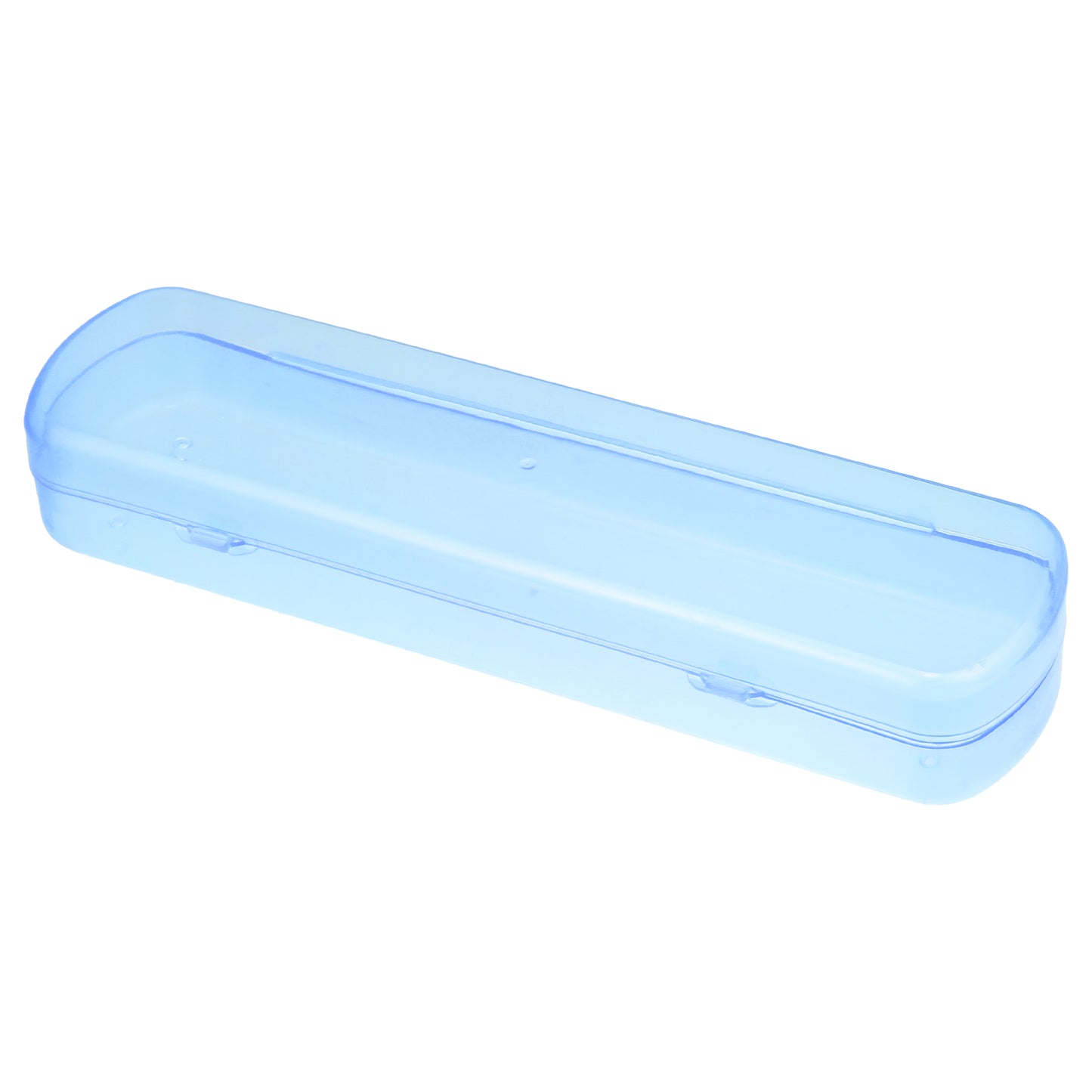 Plastic Lightweight Traveling Toothbrush Holders Case, 2.17"x1.38"x8.07" Blue