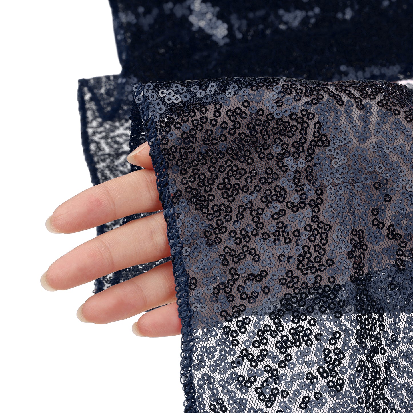 1 Pack Table Runners, Glitter Sequin Fabric Runner Shiny Table Decorations