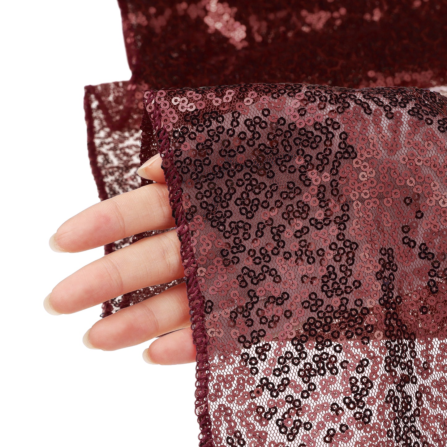 1 Pack Table Runners, Glitter Sequin Fabric Runner Shiny Table Decorations