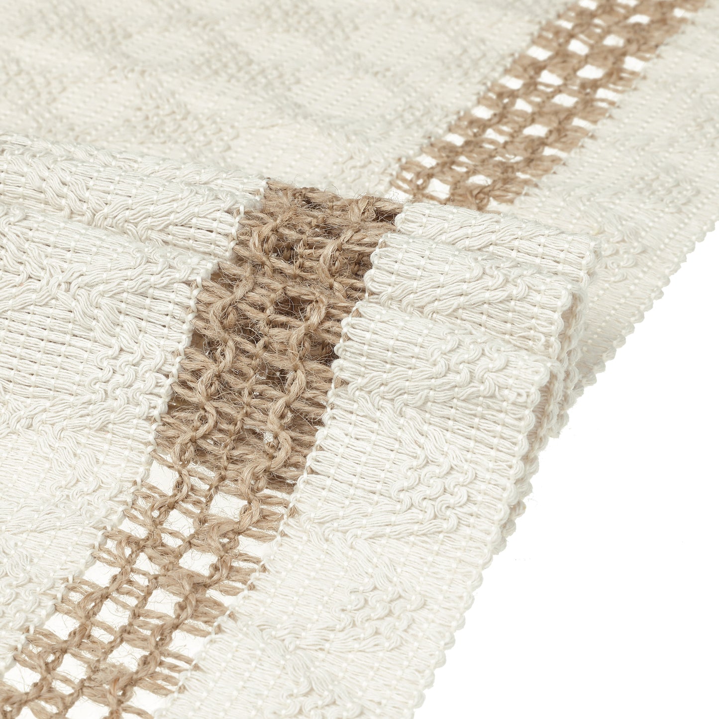 1 Pack Boho Table Runner for Home Decor Rustic Table Runner with Tassels
