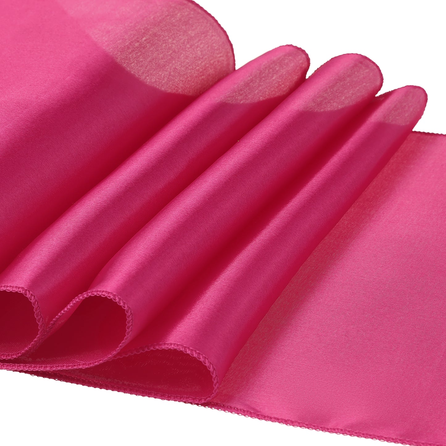 10 Pack Satin Table Runner, Long Polyester Table Runners