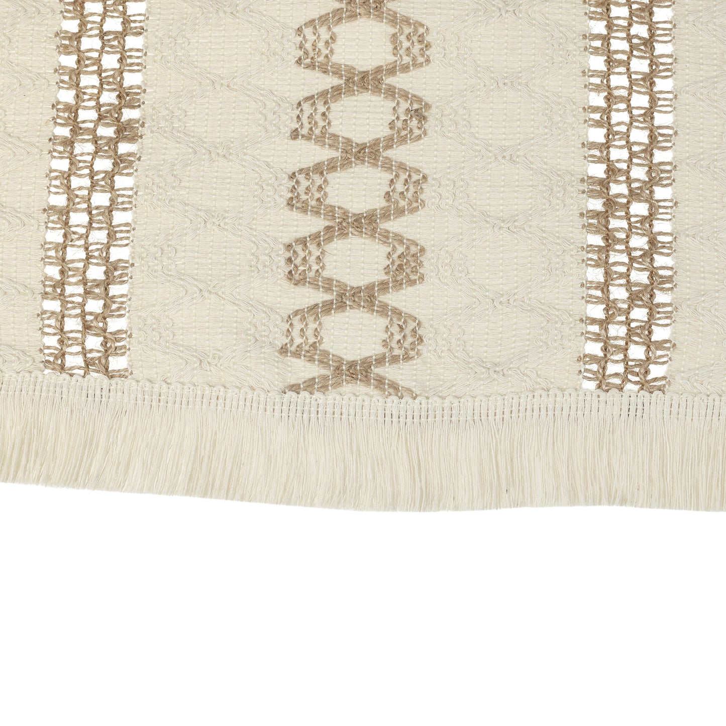 1 Pack Table Runner, Home Decor Rustic Table Runner with Tassels