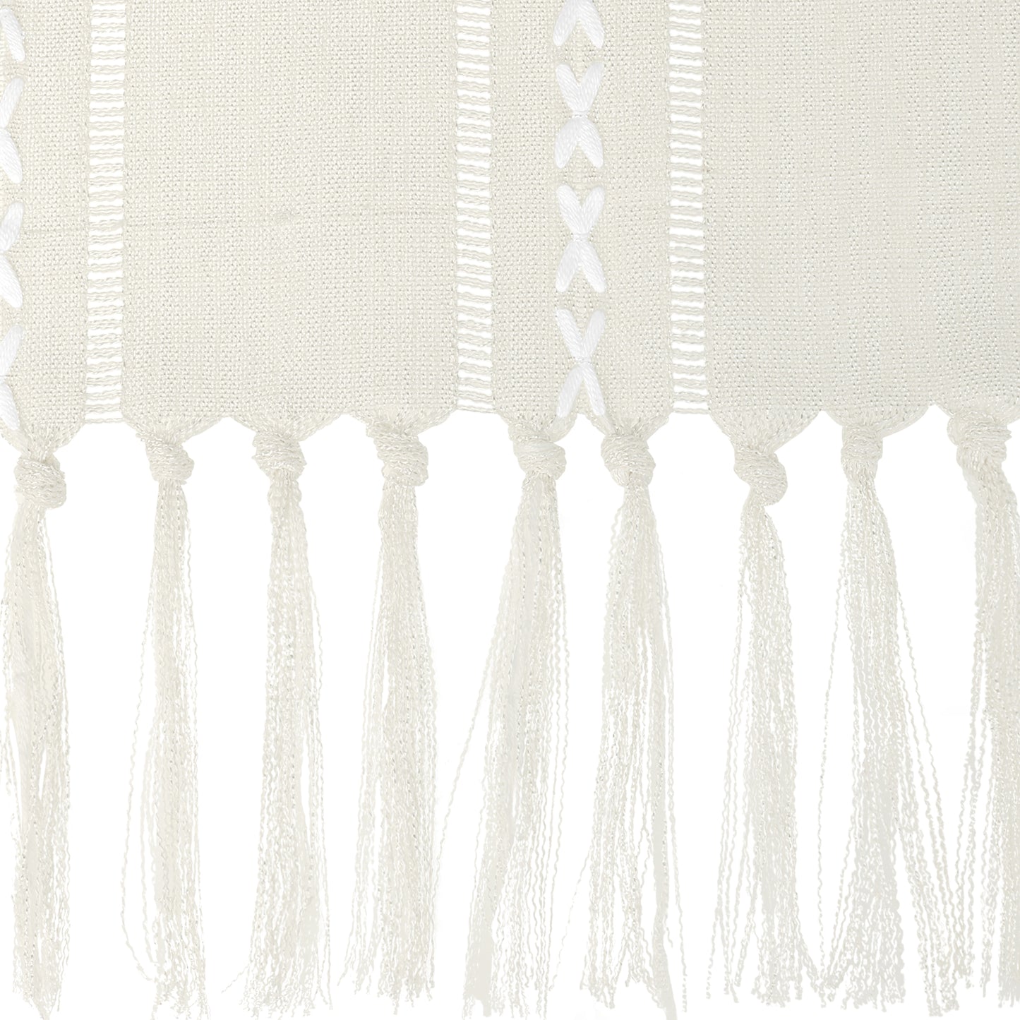 1 Pack Rustic Table Runner, Farmhouse Table Runners with Tassels, Rustic Table Runner