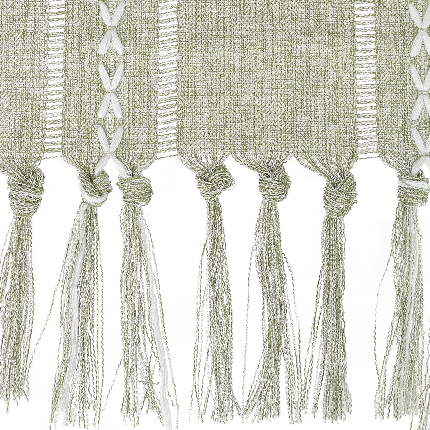1 Pack Rustic Table Runner, Farmhouse Table Runners with Tassels, Rustic Table Runner