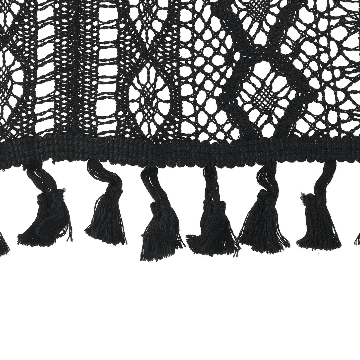 1 Pack Lace Table Runner with Tassels, Table Banner for Boho Dining Bedroom Decor