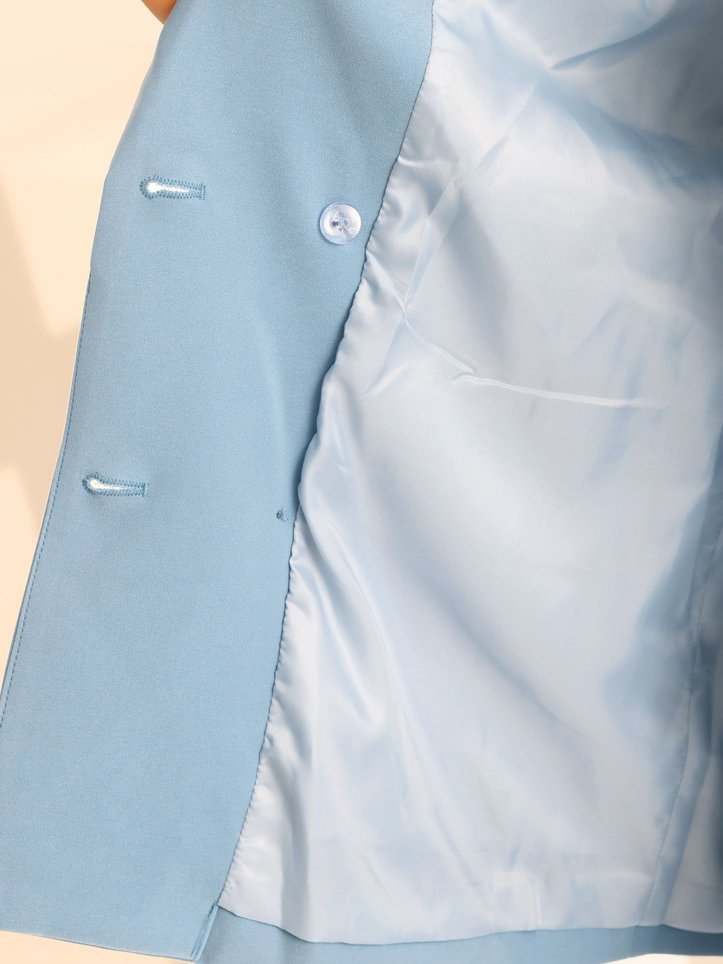 Traje de trabajo formal de dos piezas para mujer, conjunto de blazer y pantalón cruzado.