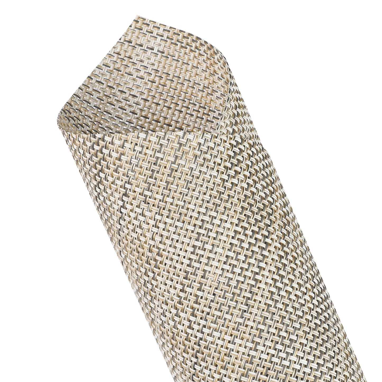 Juego de 6 manteles individuales WovenTable resistentes al calor, al agua y fáciles de limpiar, 45,7 x 30,5 cm