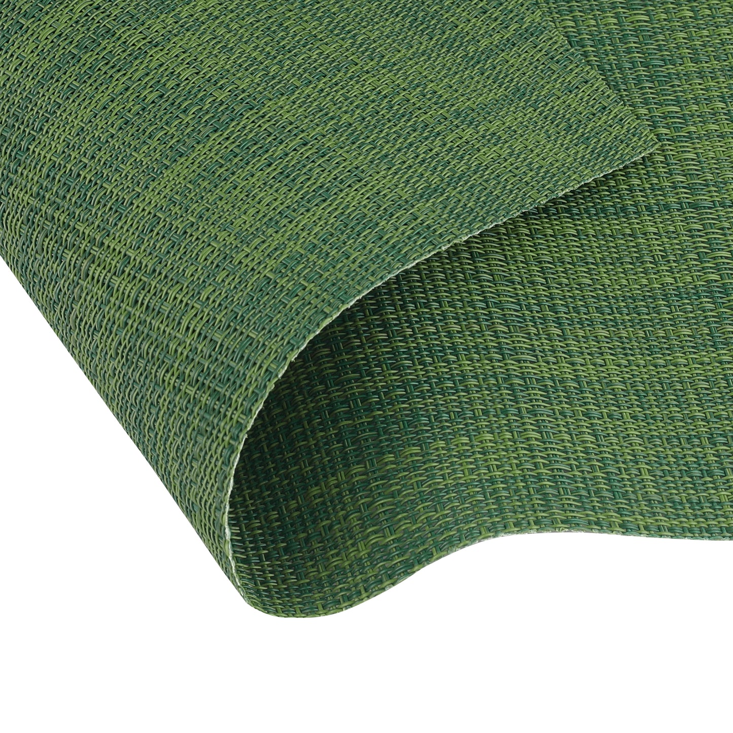 WovenTable Placemats Set of 6 Placemats Heat Resistant Water Proof Wipe Clean 18*12in