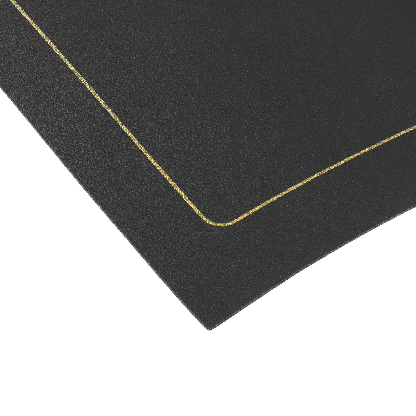Round Table Placemats, Set of 6 Wedge Faux Leather Heat Resistant 20*12in