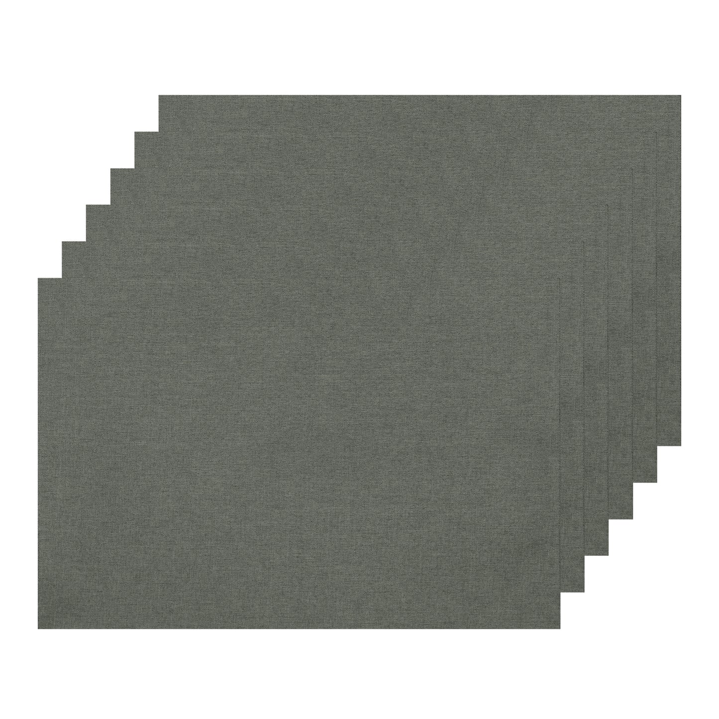 Placemats Set of 6, Heat Resistant Place Mats, Imitation Linen Place Mat 19*13in