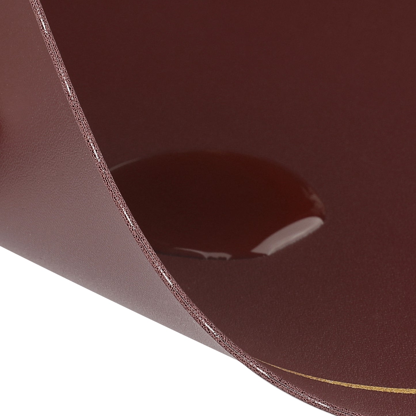 Set of 6 Faux Leather Placemats for Kitchen Dining Table Decor, Washable Wipeable 18*12in