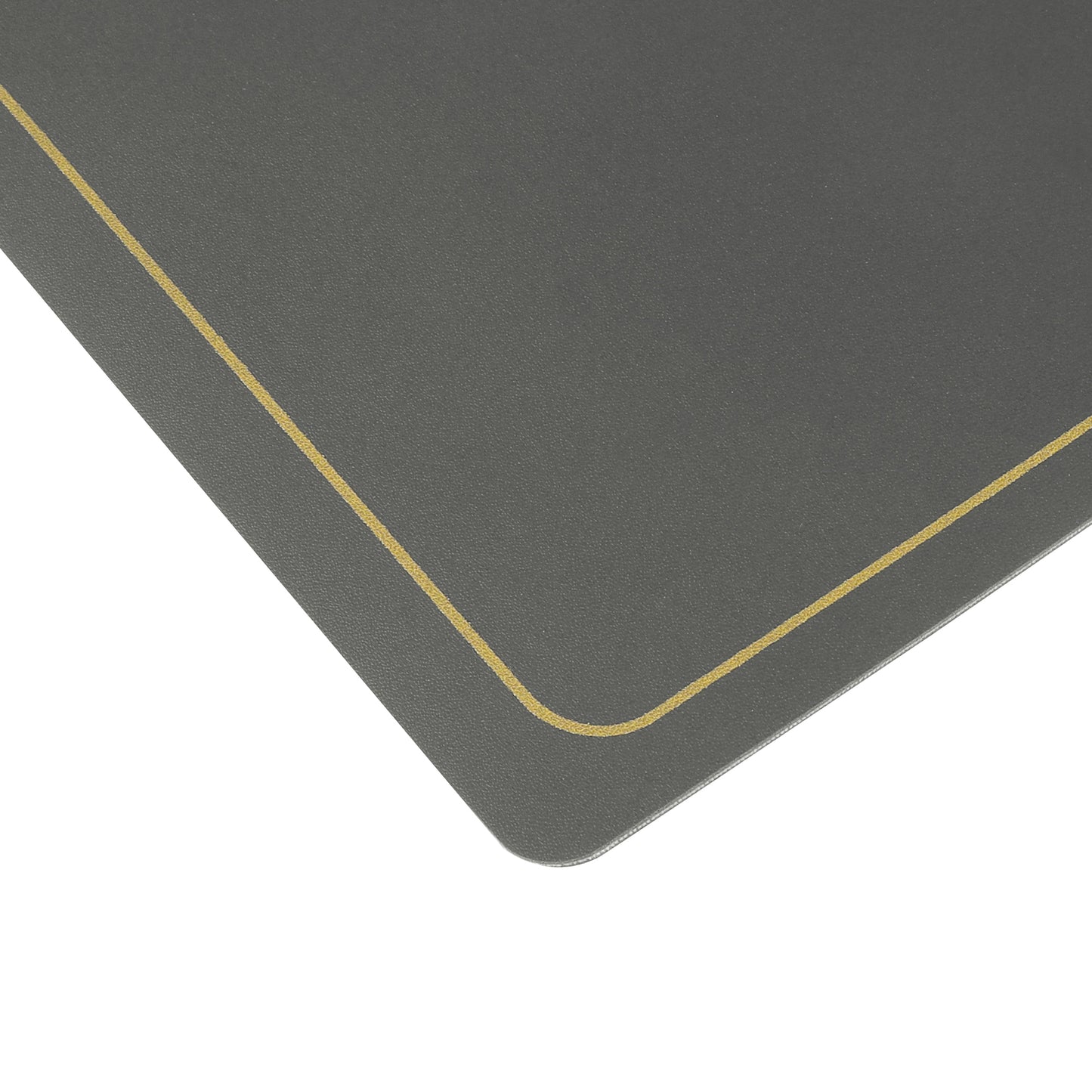Juego de 6 manteles individuales de piel sintética para decoración de mesa de cocina, lavables y lavables, 45,7 x 30,5 cm