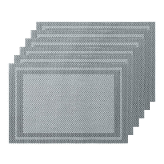 Set of 6 Heat-resistant Washable Modern Placemats for Kitchen Dining Room 18*12in