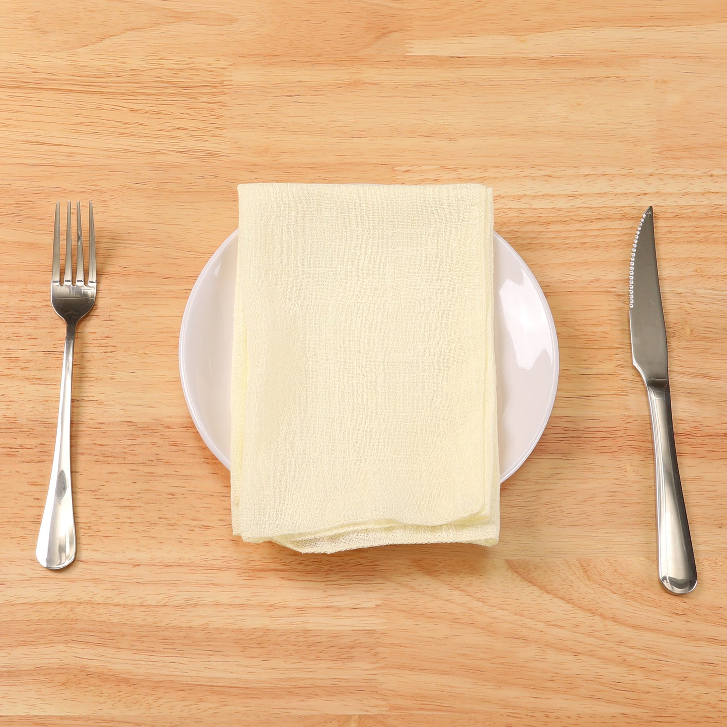 12 Pack Gauze Cloth Napkins Soft Cotton Weddings Decorative Parties 17*17in