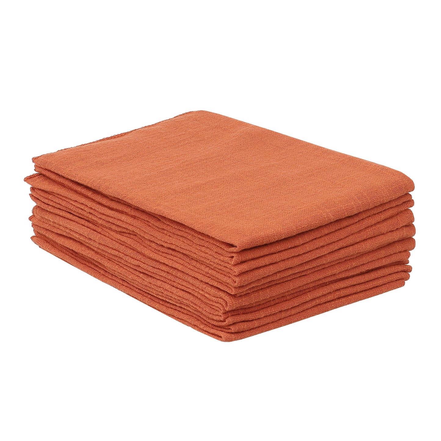 12 Pack Gauze Cloth Napkins Soft Cotton Weddings Decorative Parties 17*17in