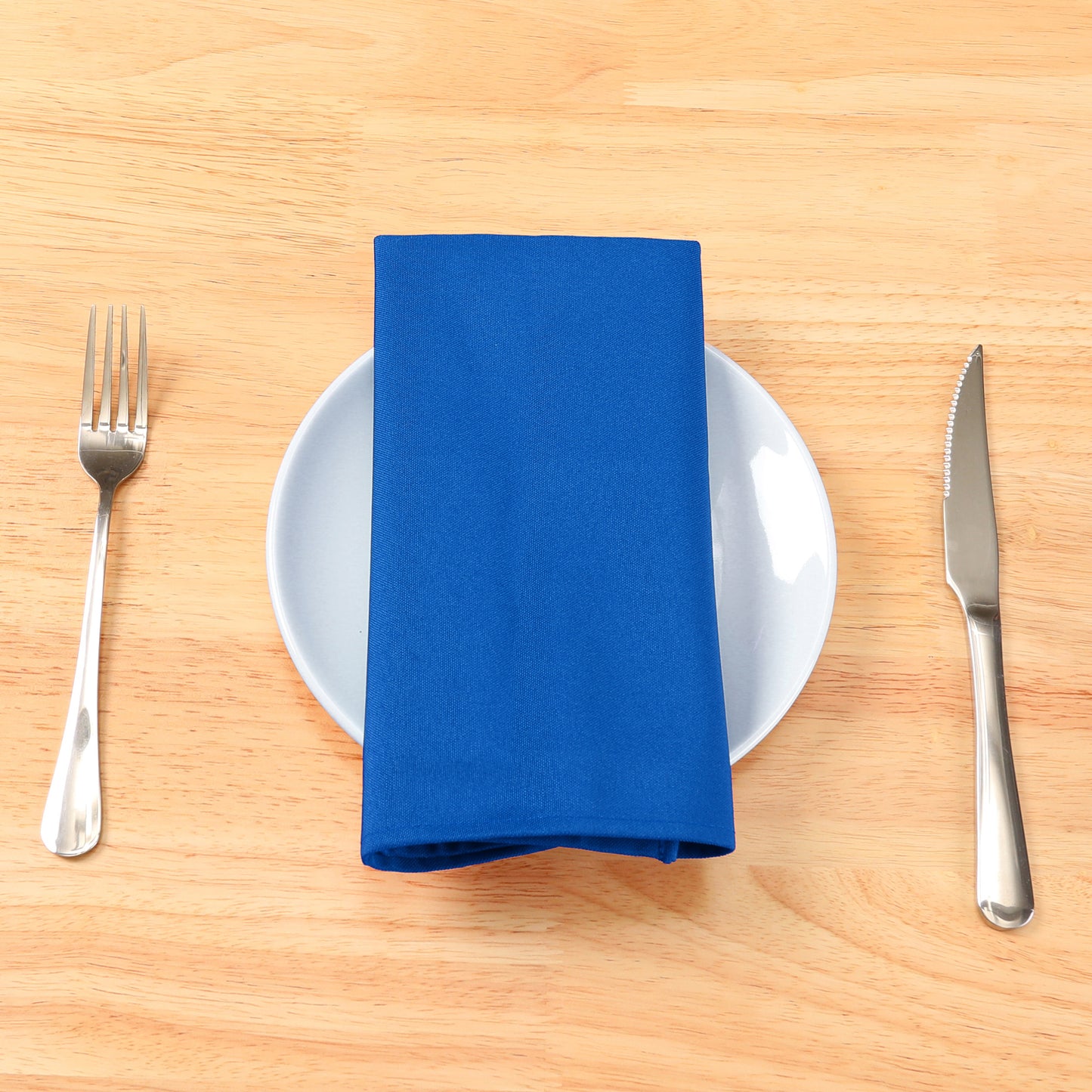 6 Pack Polyester Napkins, Good Choice of Napkins for Wedding Restaurant Cocktail Party 18*18in