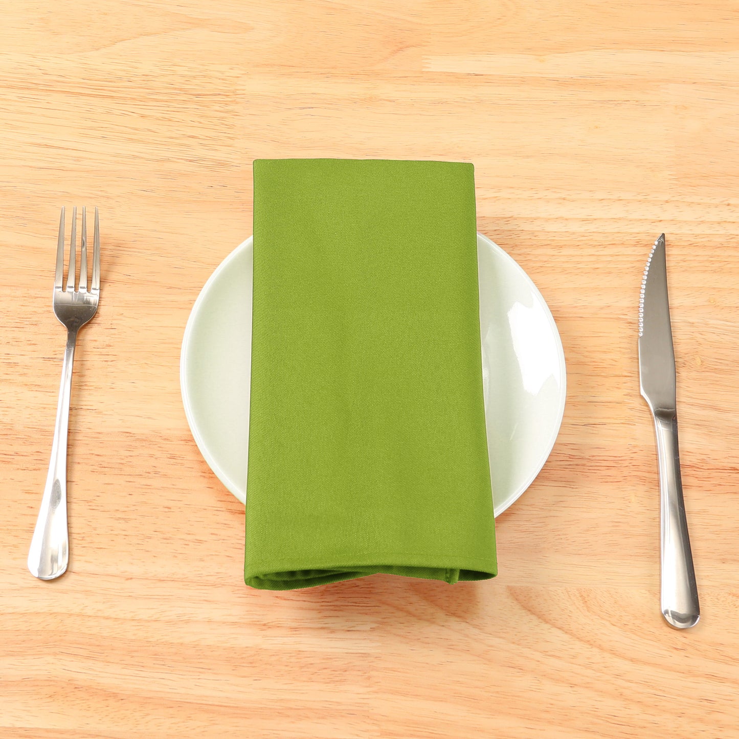 6 Pack Polyester Napkins, Good Choice of Napkins for Wedding Restaurant Cocktail Party 18*18in