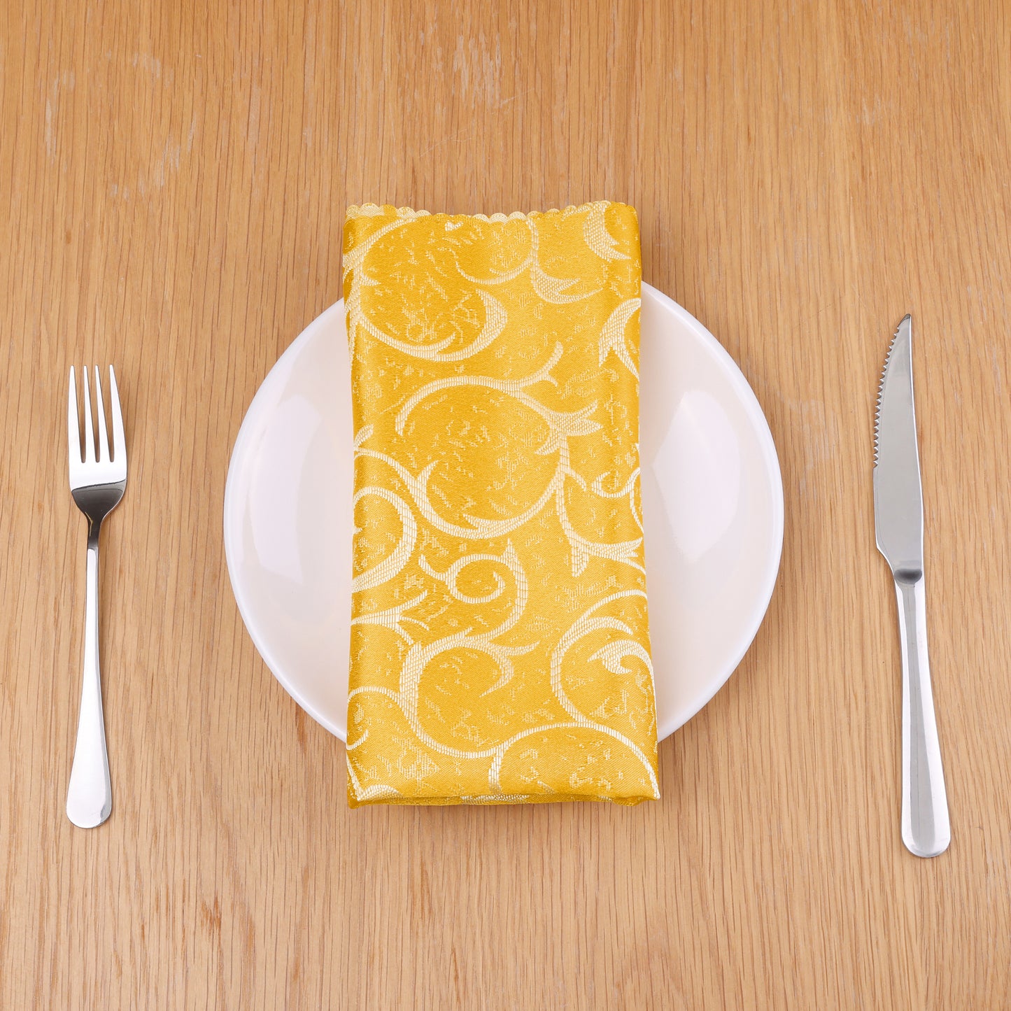 6 Pack Elegance Napkins, Floral Dinner Napkins for Party, Kitchen and Holiday 19*19in