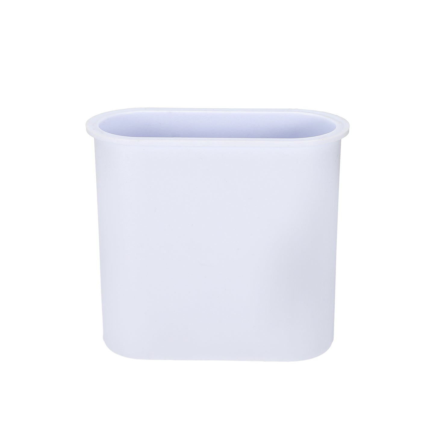 Self Adhesive Wall Mount Toothbrush Holder Stand for Bathroom, 4.65"x2.13"x4.25" White