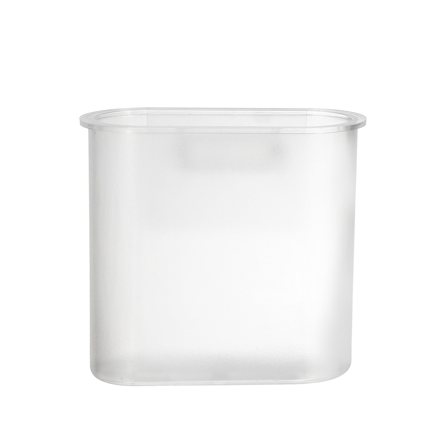 Self Adhesive Wall Mount Toothbrush Holder Stand for Bathroom, 4.65"x2.13"x4.25" Clear