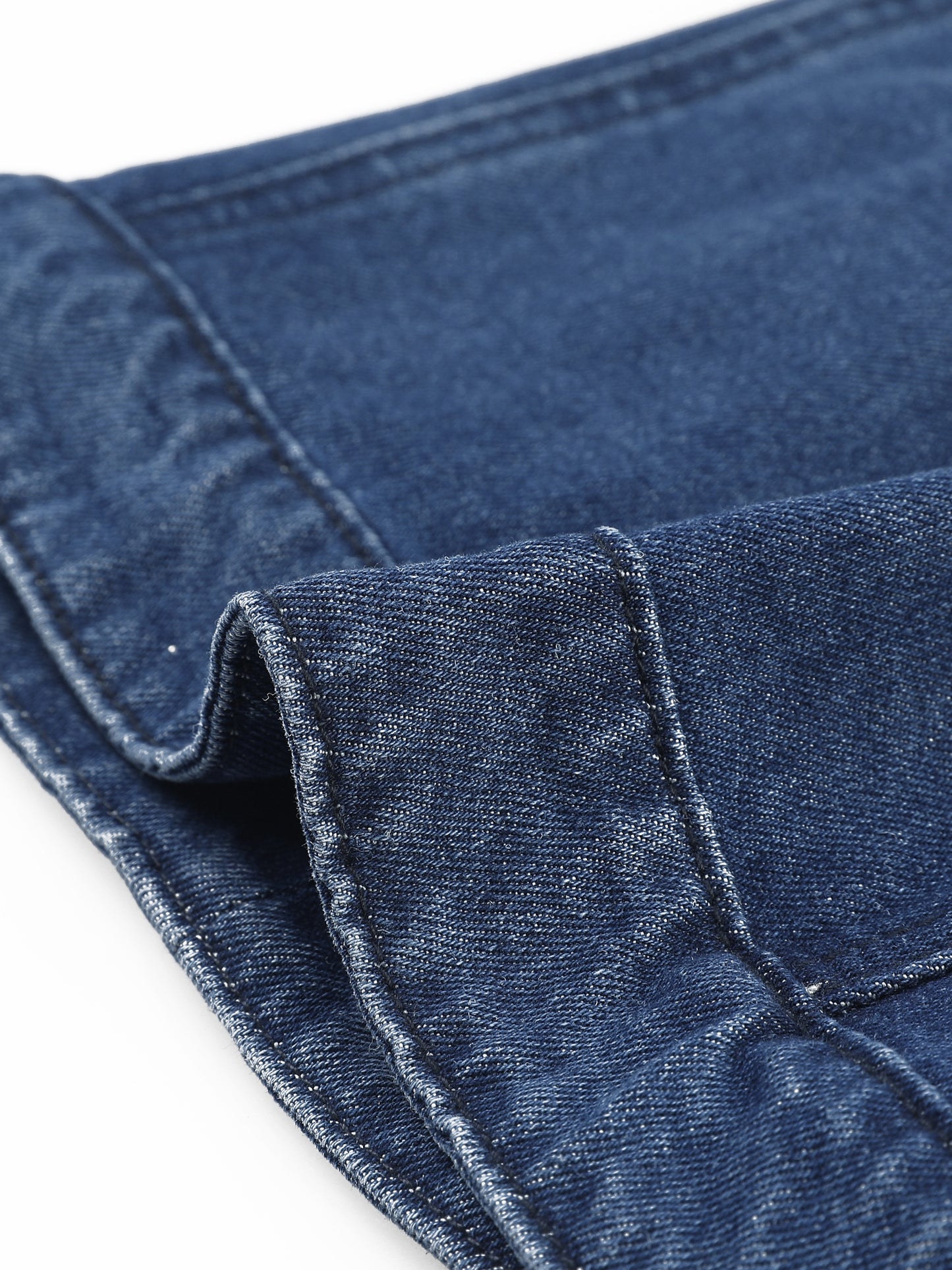 Women Plus Size Short Sleeve Denim Jackets Y2K Button Down Tops Streetwear Cropped Jean Jacket
