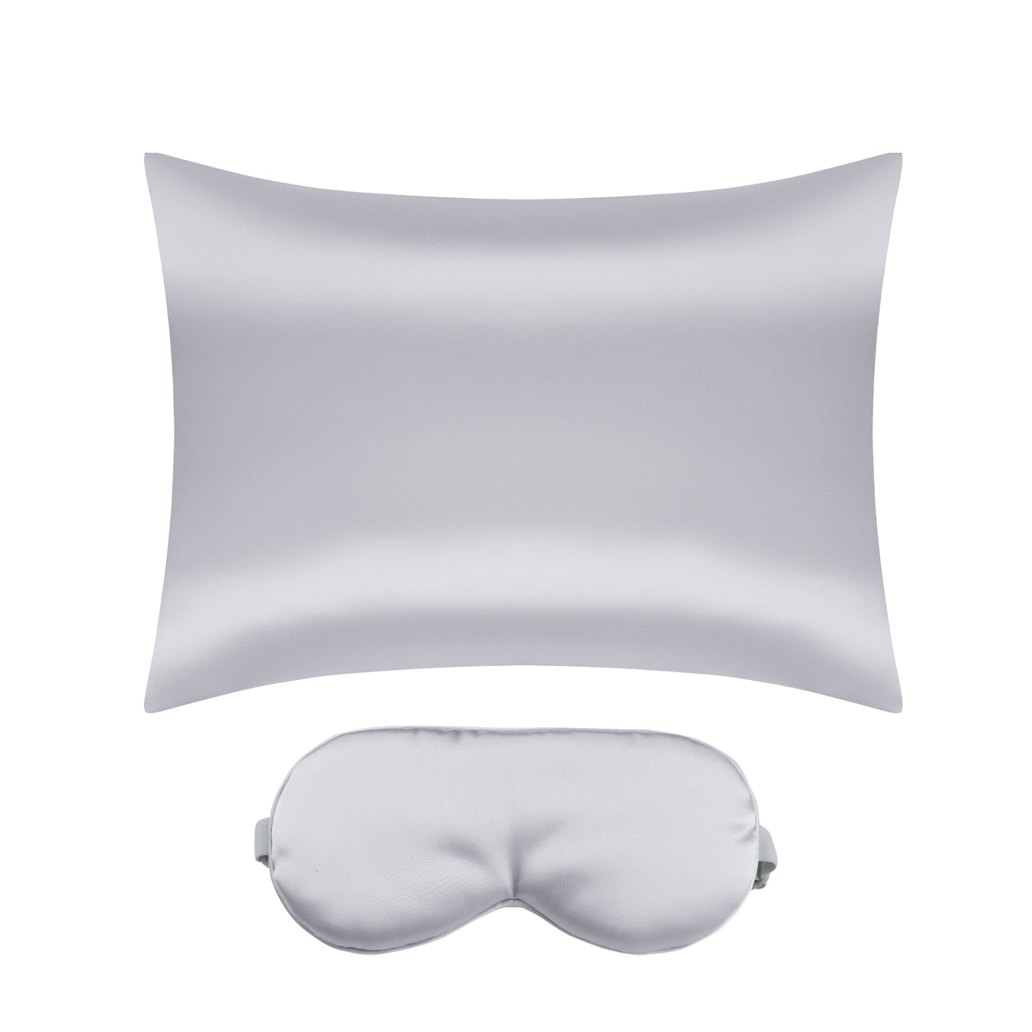 Satin Pillowcase with 1 Pcs for Hair and Skin with Hidden Zipper, Breathable Pillow Case Sleep Mask