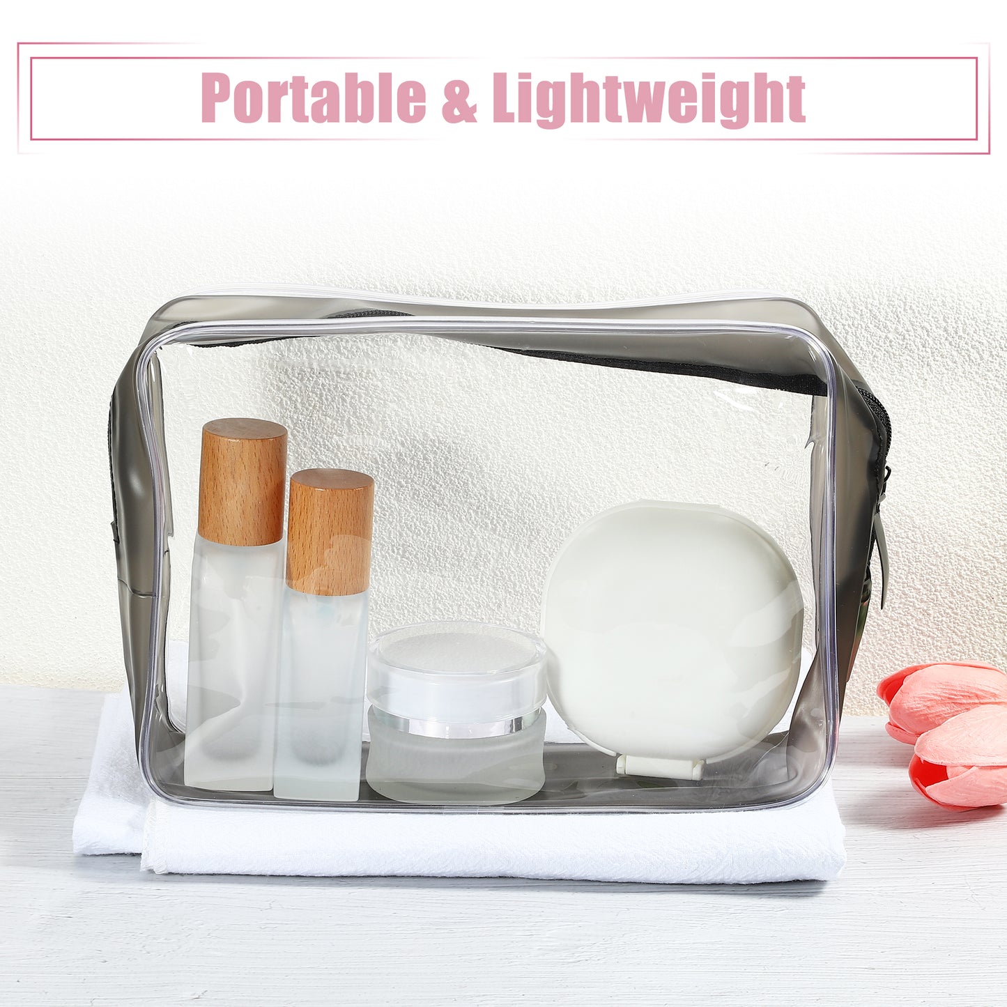 Travel Soap Dish, Plastic Portable Soap Box 3.58"x3.46" White
