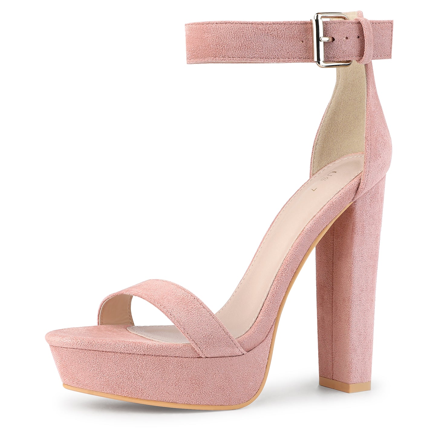 Women's High Chunky Heels Ankle Strap Platform Sandals