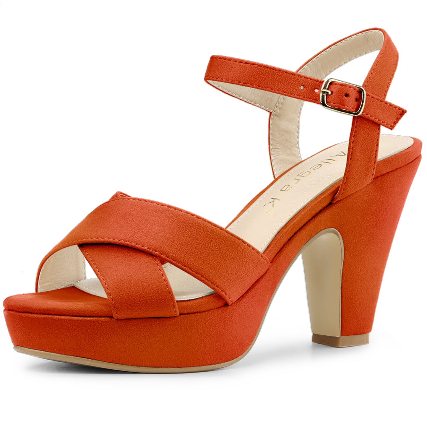 Women's Platform Chunky Heel Slingback Sandals