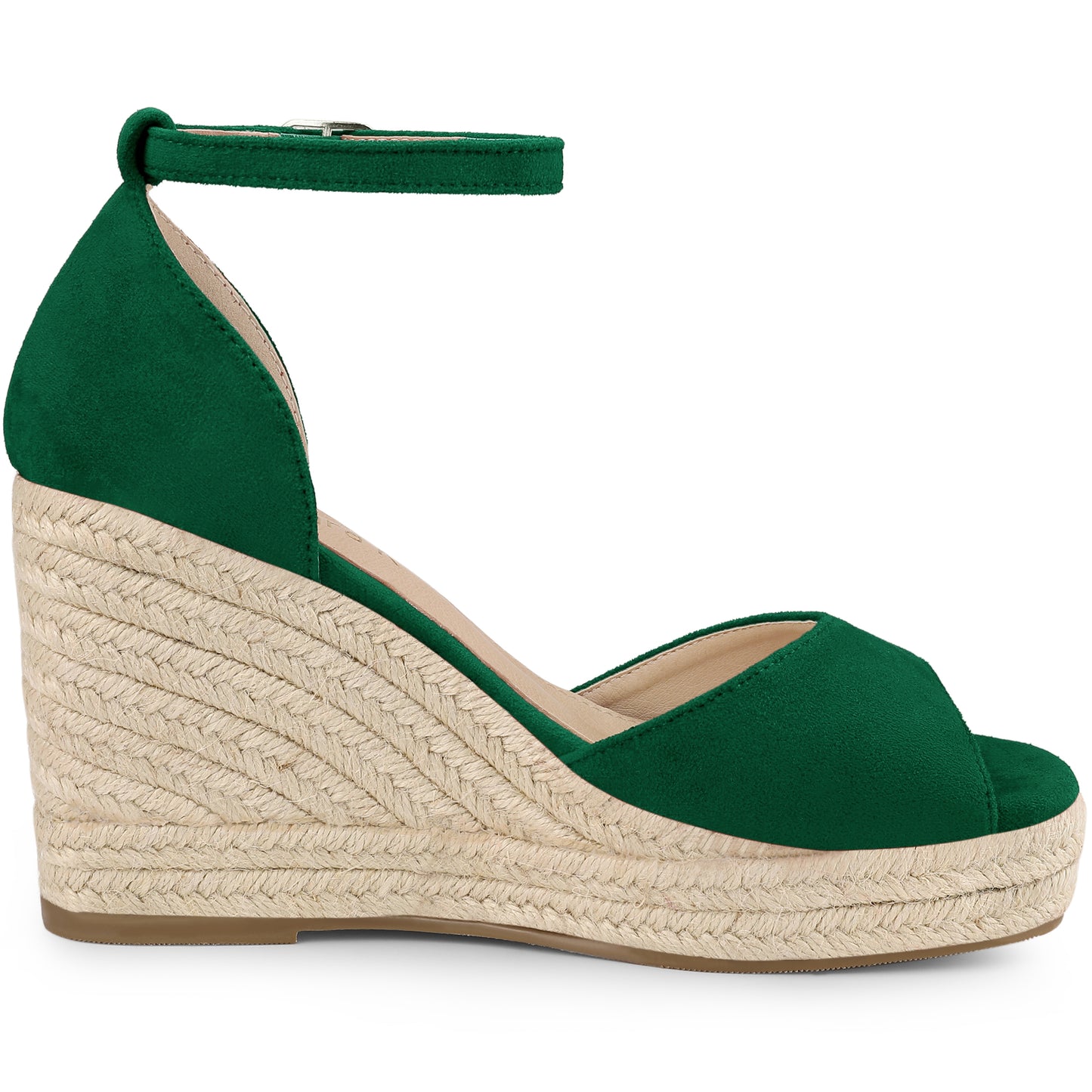 Women's Espadrille Platform Ankle Strap Wedge Heel Sandals