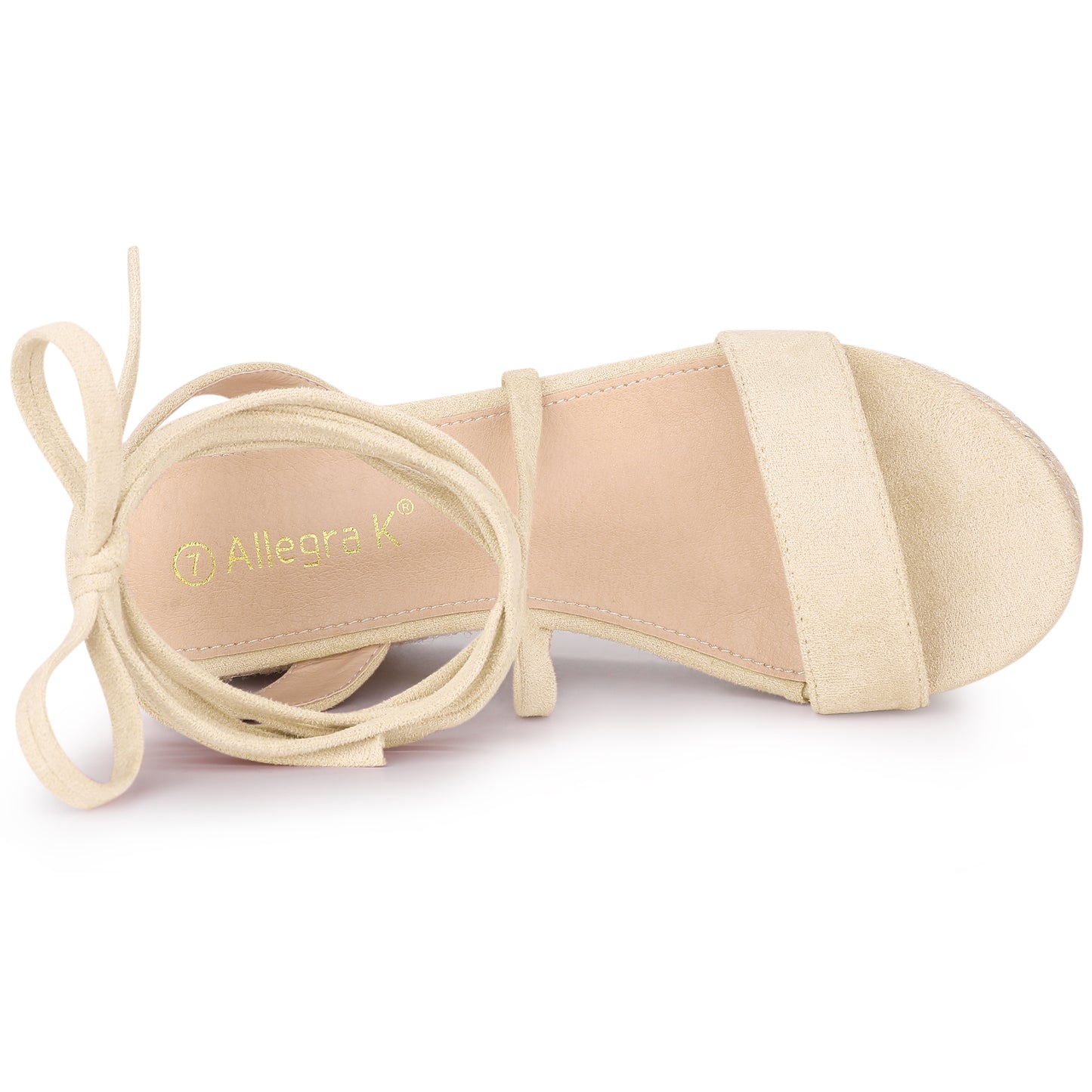 Women's Lace Up Wedge Heel Platform Slingback Strappy Sandals