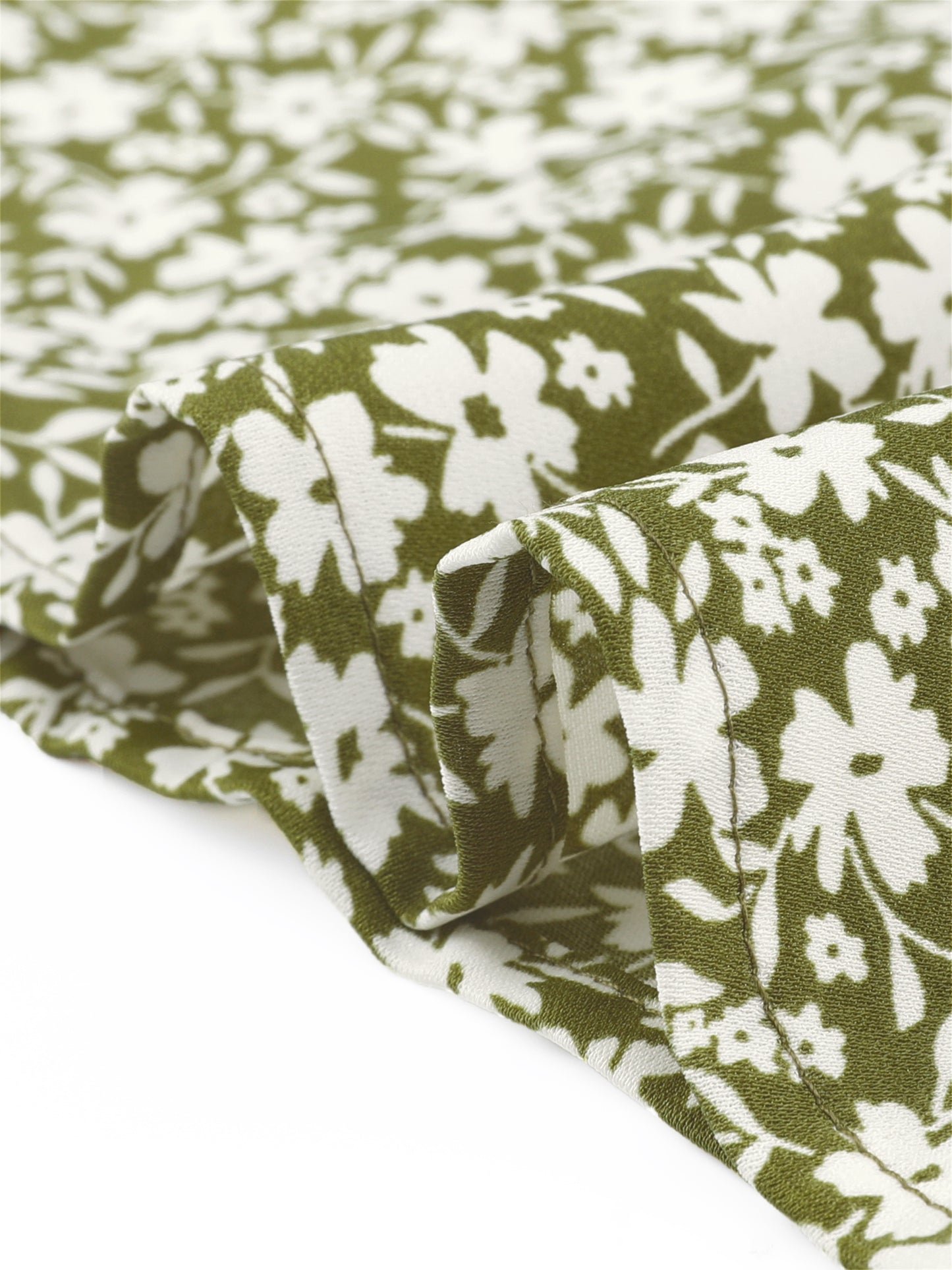 Falda midi de gasa con estampado floral para mujer, corte A, verano