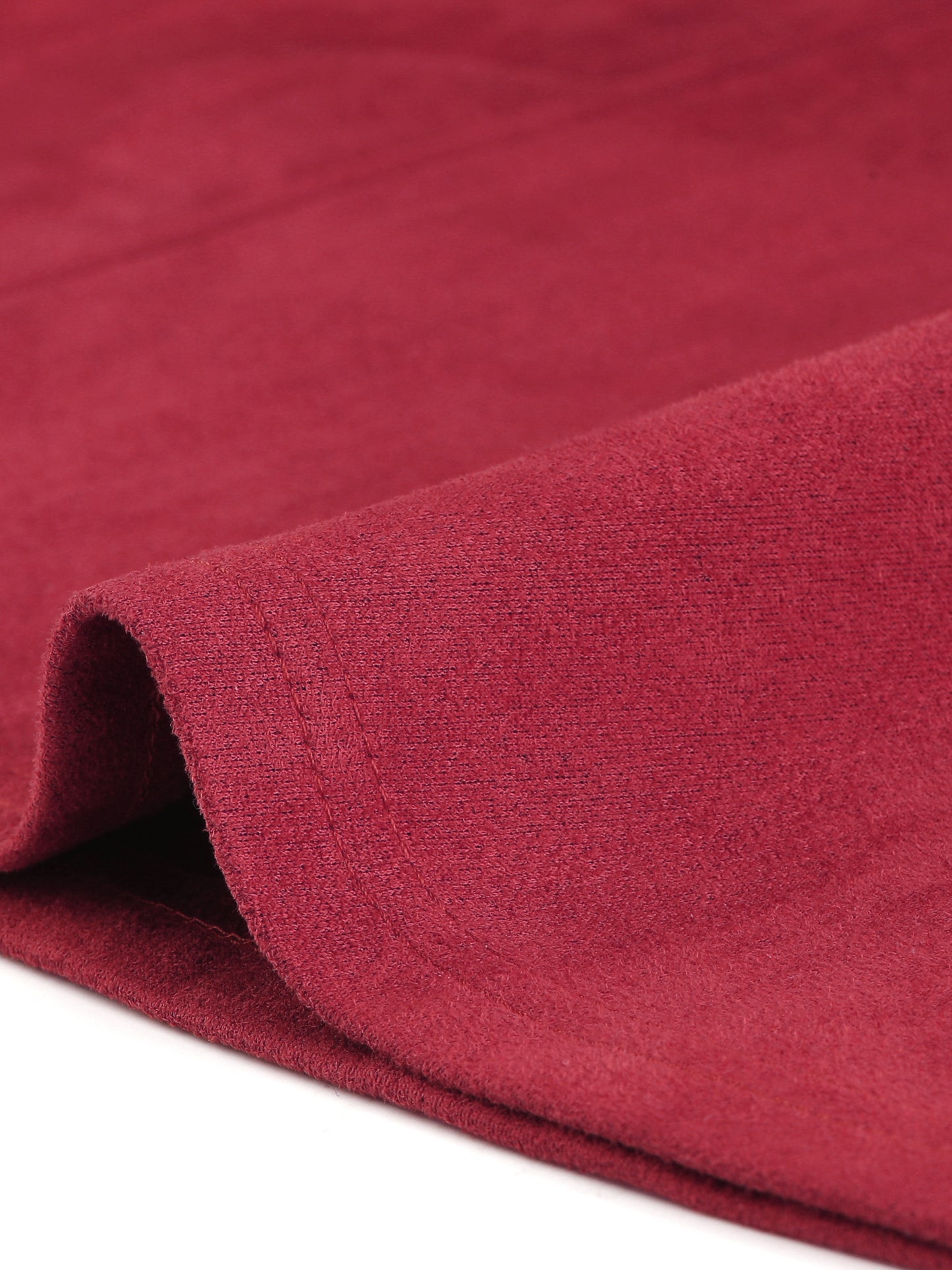 Women's Faux Suede Pockets Stretch A-Line Midi Skirt with Belt