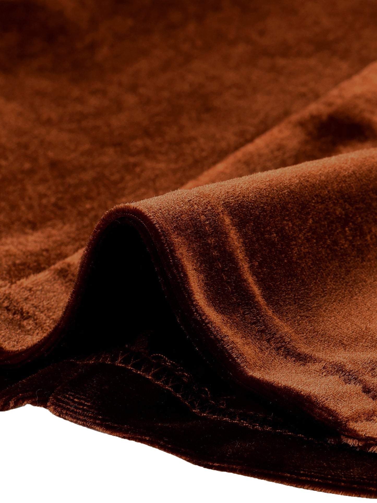 Women's Vintage Elastic Waist Velvet Fishtail Mermaid Bodycon Skirt