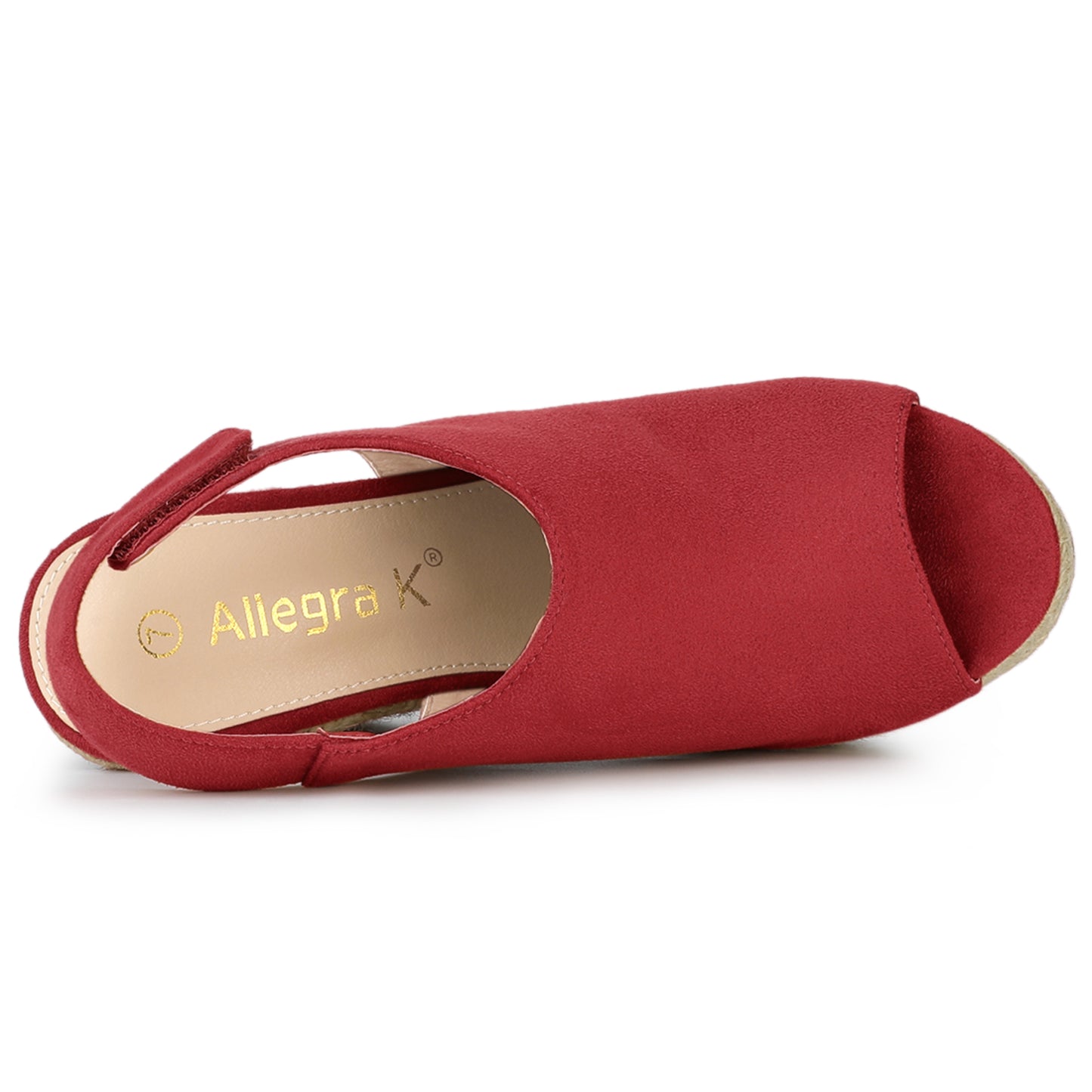 Sandalias de cuña con plataforma y tacón de alpargatas para mujer