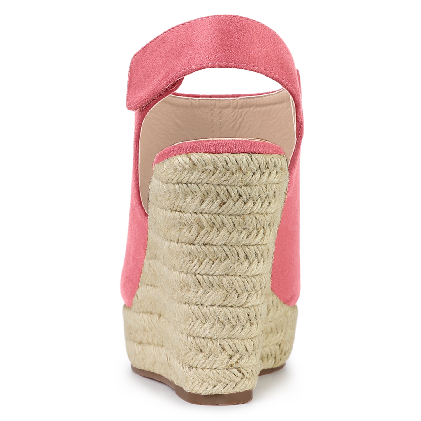 Sandalias de cuña con plataforma y tacón de alpargatas para mujer