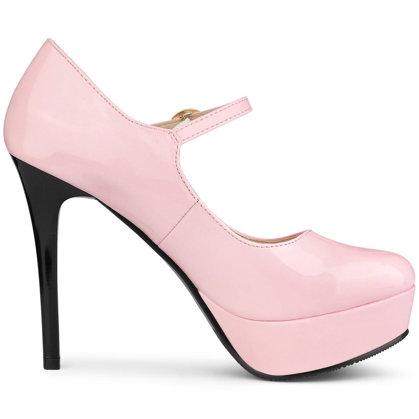 Zapatos de vestir Mary Jane con plataforma y tiras en el tobillo para mujer