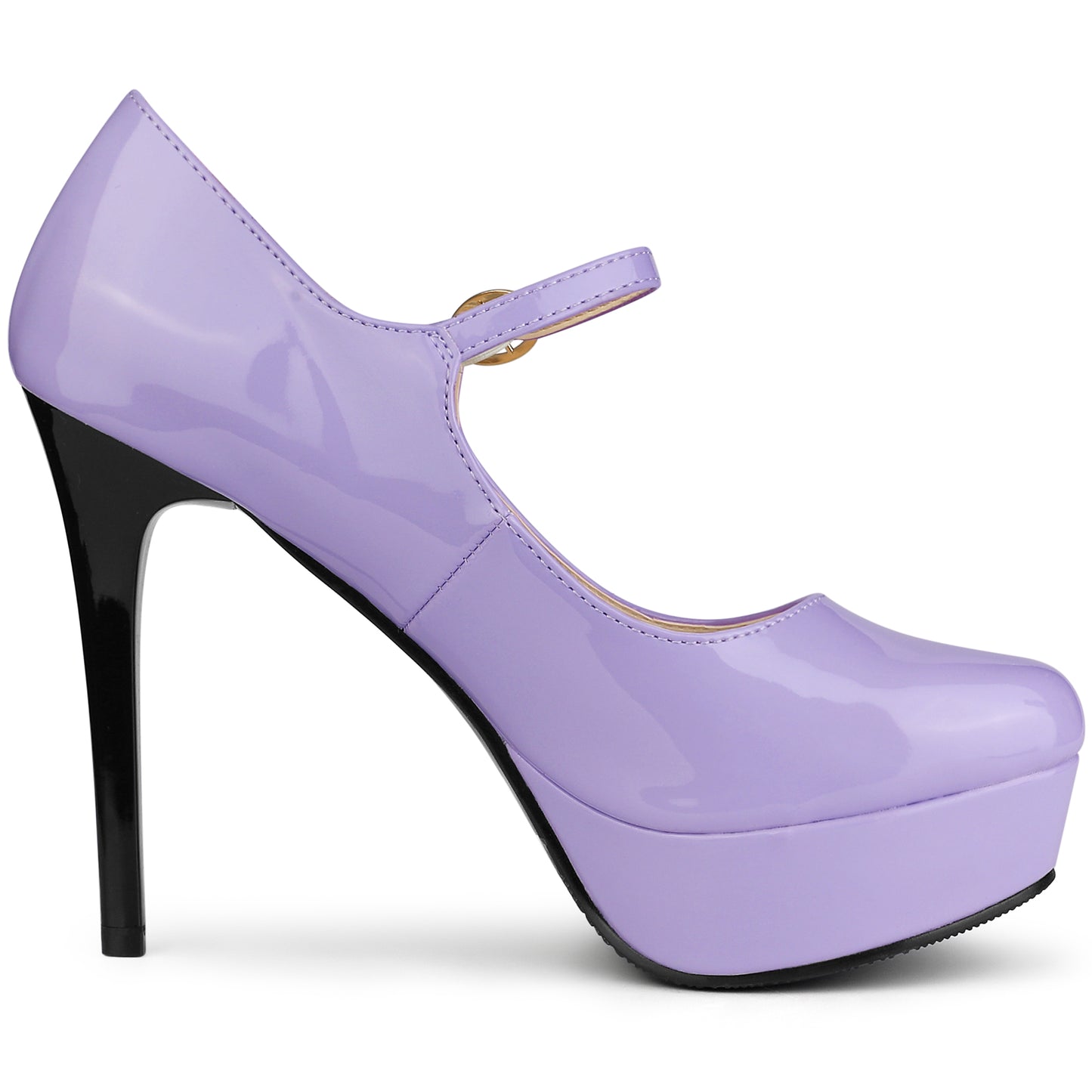 Zapatos de vestir Mary Jane con plataforma y tiras en el tobillo para mujer