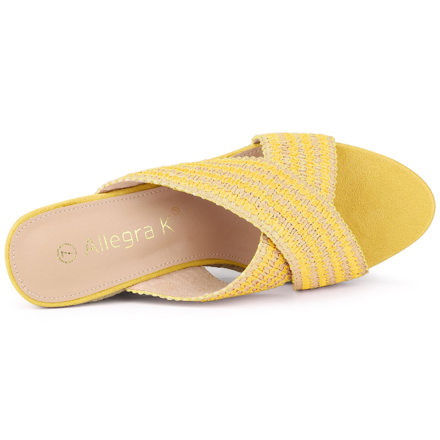 Women's Crisscross Strap Platform Wedge Sandals
