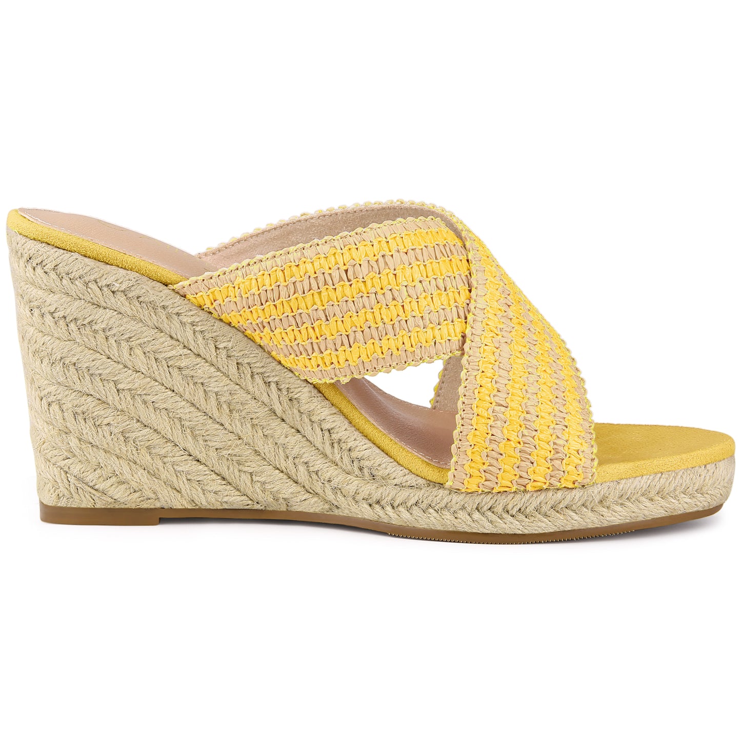 Women's Crisscross Strap Platform Wedge Sandals