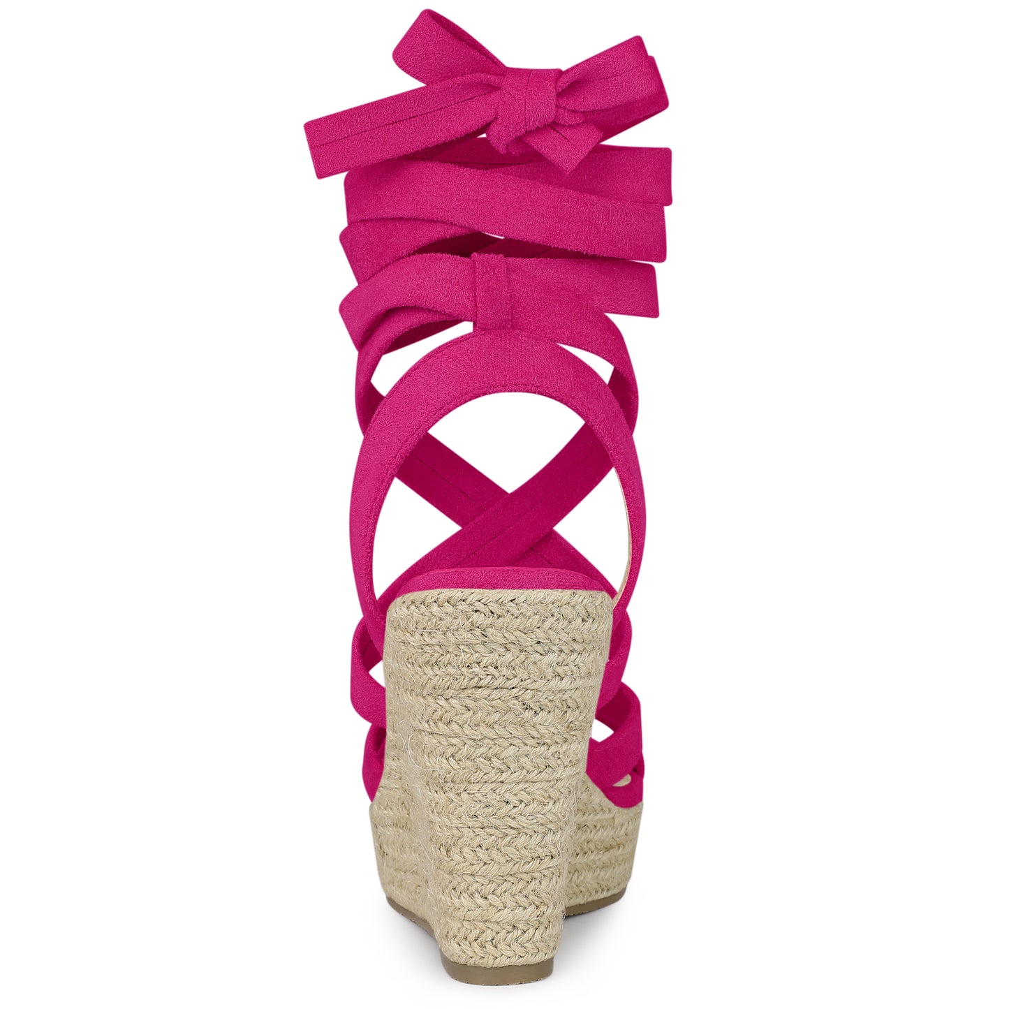 Women's Espadrilles Platform Heels Lace Up Wedge Sandals