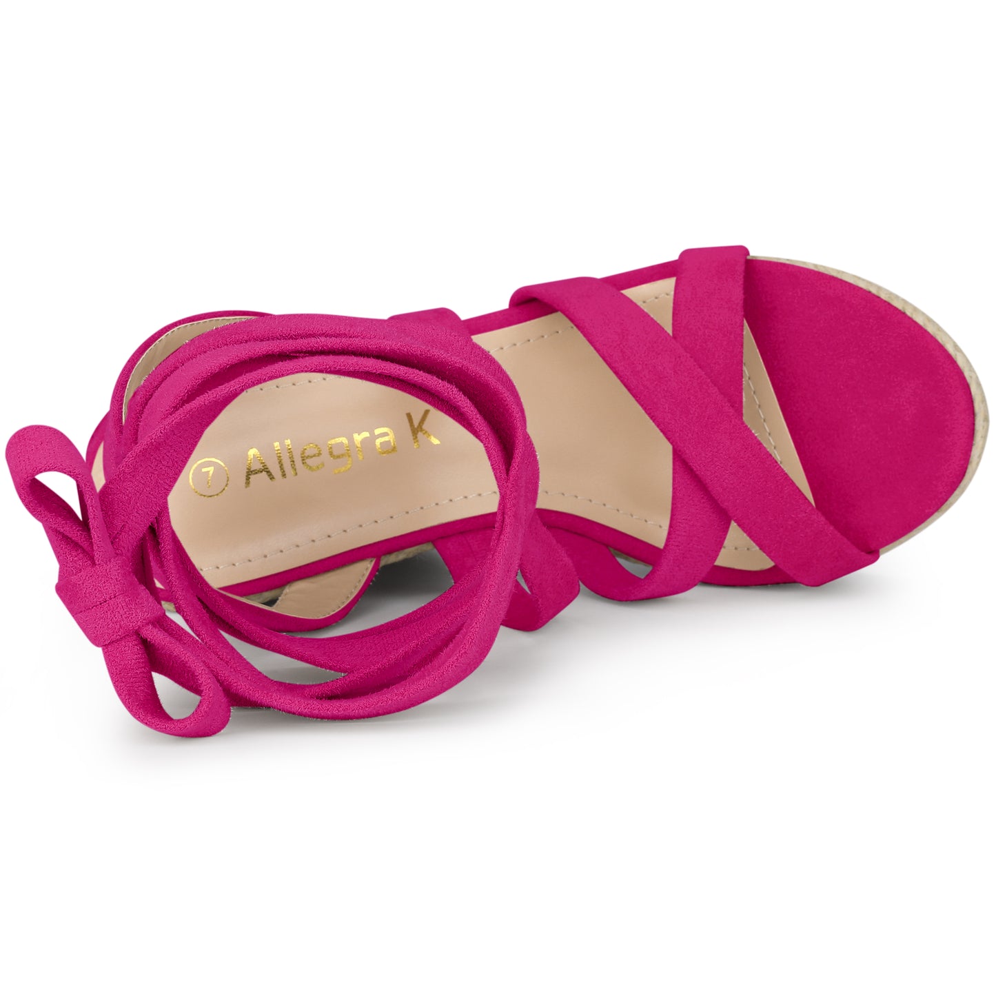 Women's Espadrilles Platform Heels Lace Up Wedge Sandals