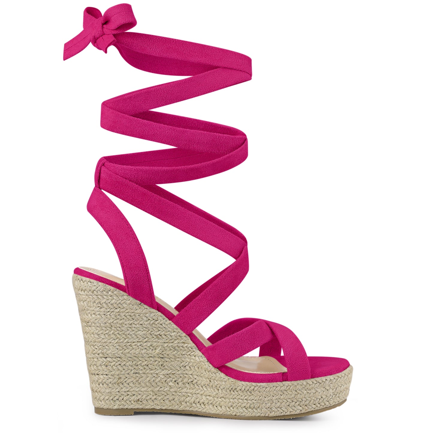 Women's Espadrilles Platform Heels Lace Up Wedge Sandals